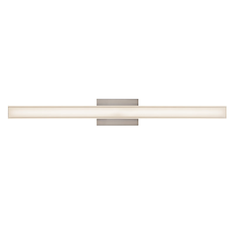 Garland 36-in Black dimmable LED Wall Sconce, Nickel