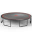 YC 16FT trampoline Pumpkin- Black Red-Upgrade
