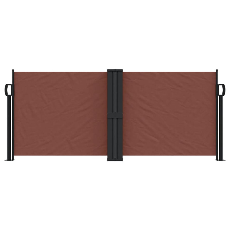 Dakota Fields Retractable Side Awning, 100cm H x 600cm W, Brown