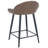 Hallam Upholstered Counter Stool with Metal Frame-1573737395