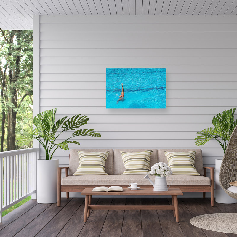 Pratique de la nage synchronisée sur toile, H 16 po x l 24 po