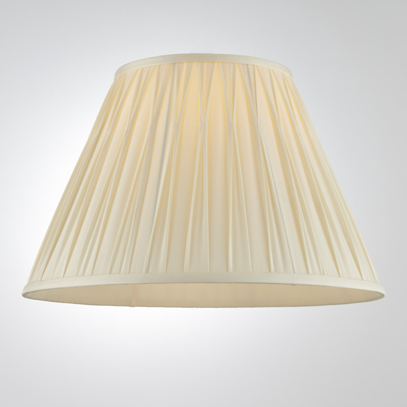 Chatsworth 40.5cm Silk Empire Lamp Shade, Ivory, 19.5cm H x 30.5cm W x 30.5cm D