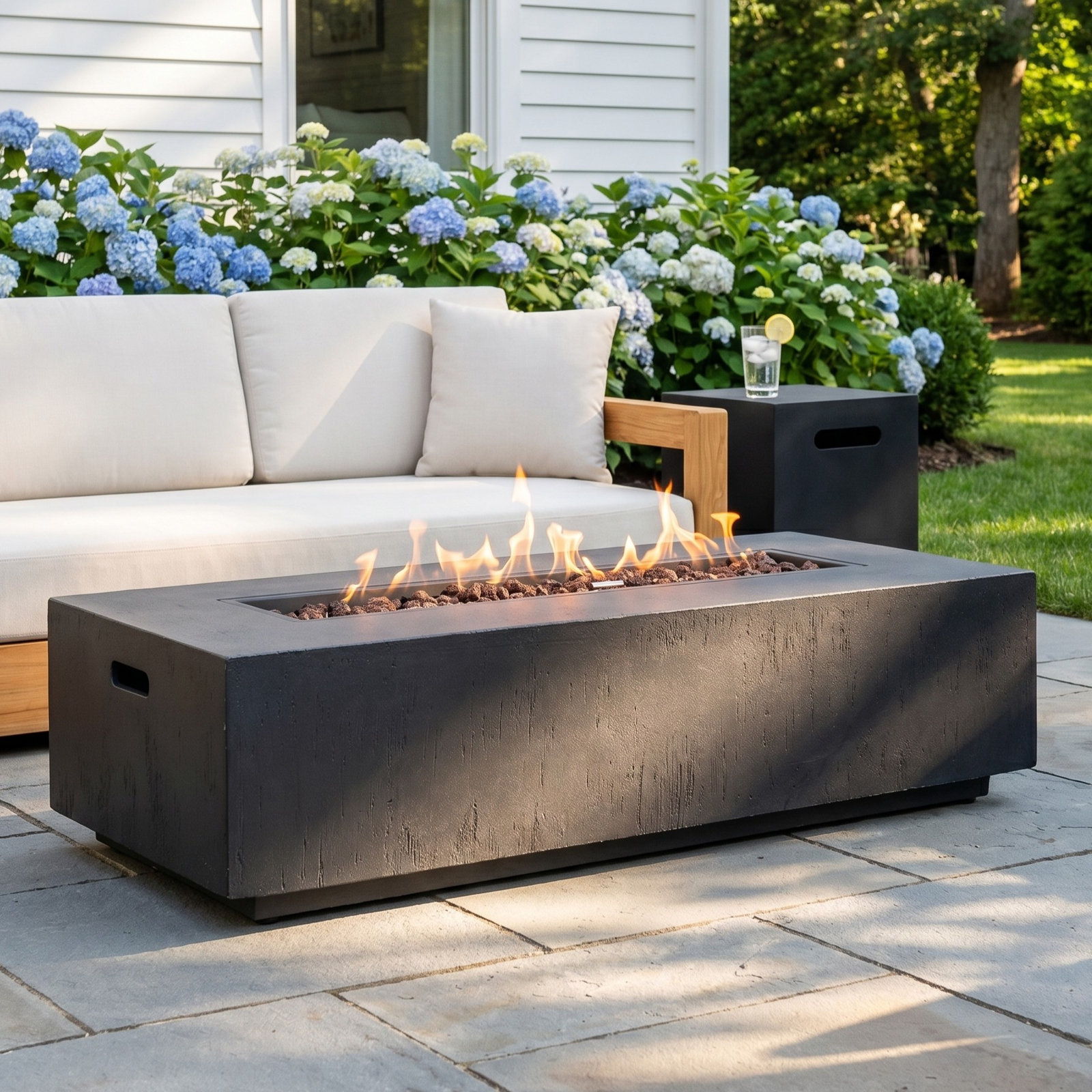 Ashai Rectangle Fire Pit