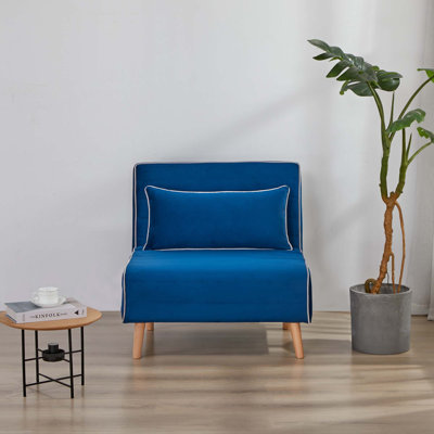 canapé-lit en velours ajustable à deux positions, simple et compact pour les appartements et les dortoirs