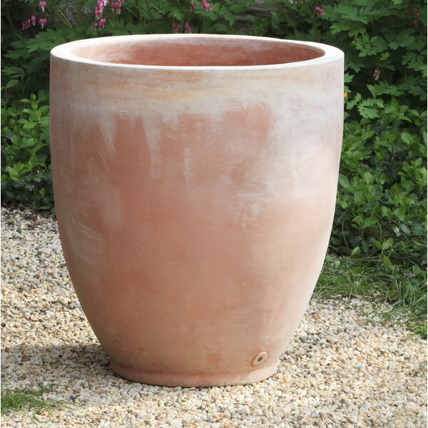Large Terracotta Red Concrete Planter Pot