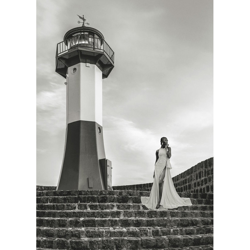 "Unconventional Womenscape #3 (BW)" By Julian Lauren, 80cm H x 60cm W x 4cm D