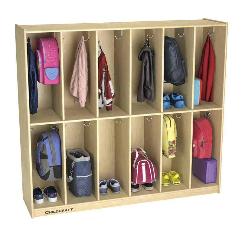 Casier pour enfant de 12 sections Childcraft