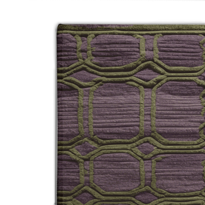 Tapis noir intérieur et extérieur Trellis, Rectangulaire 2 pi x 3 pi
