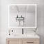 Armoire à pharmacie de salle de bain avec lumières, armoire à pharmacie à DEL avec miroir, armoire d'entrée