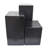 Retro Natural Style Black Stackable Side Table , Made Of 85% And 15% Fiberglass, 14.5" Surface, Suitable For Outdoor Spaces Fit Different Rooms-483532658-483532659