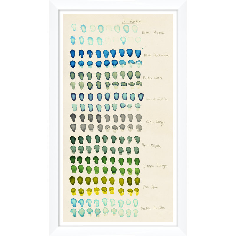 Swatch Green Print by Susan Hable