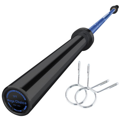 Capacité de 45 lb Barbell de 7 à 700 lb pour la musculation et la musculation, manche de 2 po