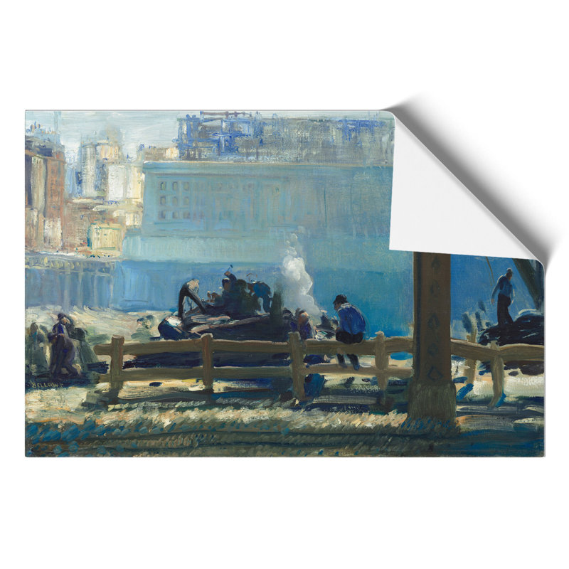 Blue Morning by George Bellows - No Frame Painting, 59cm H x 84cm W x 0.1cm D