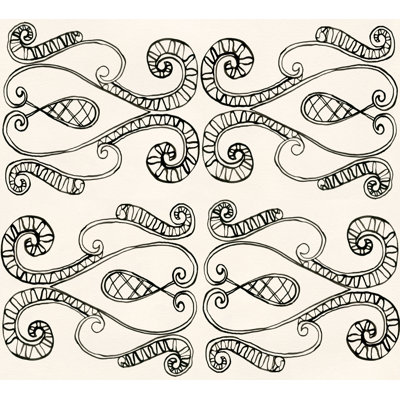 Susan Hable Damask Wallpaper by Susan Hable