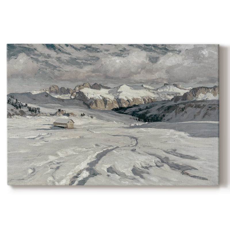 Paysage rétro - CMXI, H 41 po x l 61 po x P 1,5 po, Toile tendue