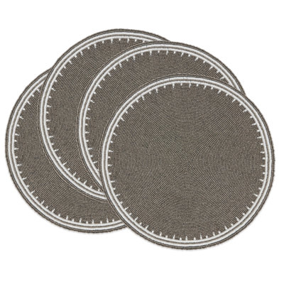Kalila Collection Glass No Pattern Round Placemat