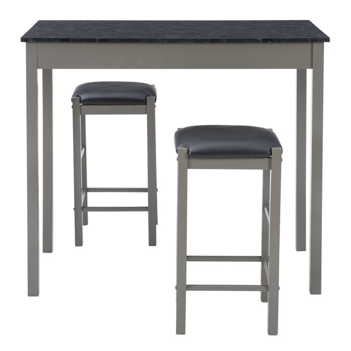Winston Porter Loria 3 - Piece Dining Set & Reviews | Wayfair