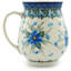 Forget Me Not Stoneware Coffee Mug