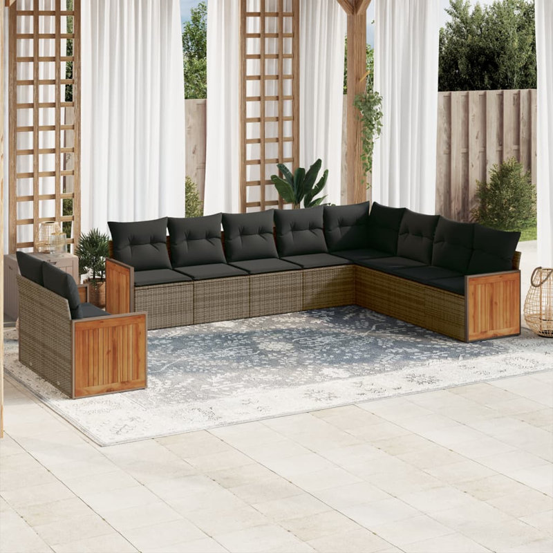 Ensemble de canapé de jardin Vidaxl