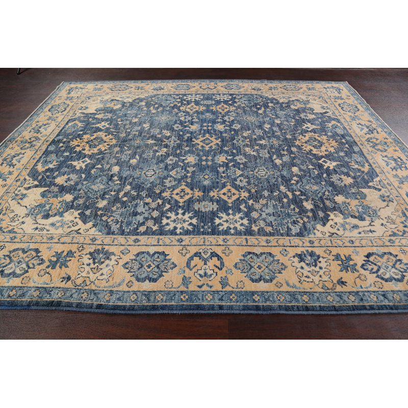 One-of-a-Kind 8'5" X 10'1" New Age Wool Area Rug in