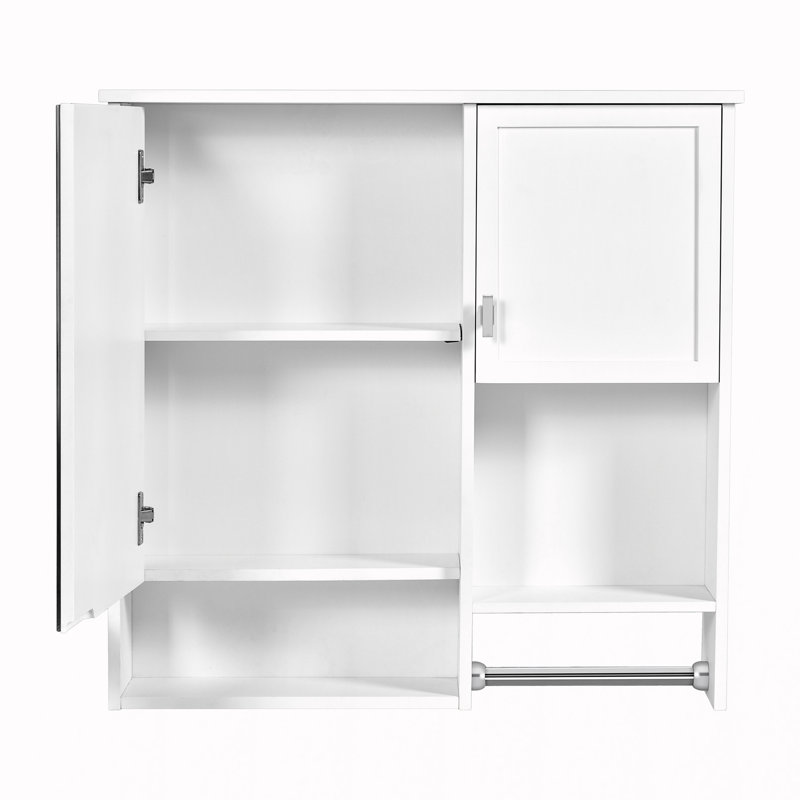 29'' x 28'' Modern Wall Mounted Bathroom Cabinet, White