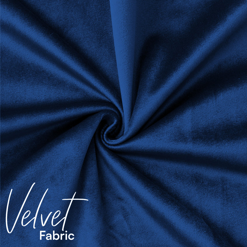 Luxurious Velvet Cushion Covers for Sofa Or Bed (Set Of 2), Navy