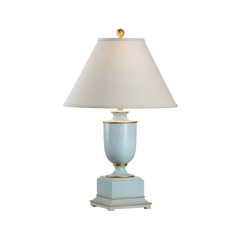 Table Lamp, Worn Teal