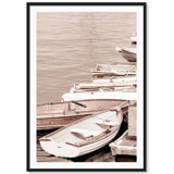 Monterey Boats Print by Carly Tabak
