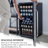 Whynter 136 Cans Freestanding Beverage Refrigerator with Digital Control