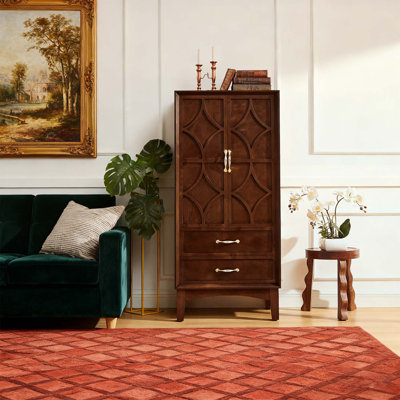 Retro Sideboard Cabinet With Doors And Drawers by George Oliver