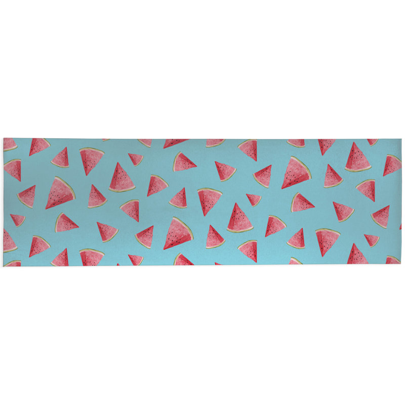 Summer Melon Outdoor Rug, Runner 2'6" x 8'