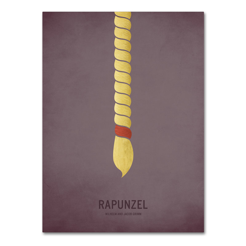 « rapunzel », art sur toile, H 19 po x l 14 po x P 2 po