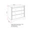 Clarita 3 Drawer Chest 