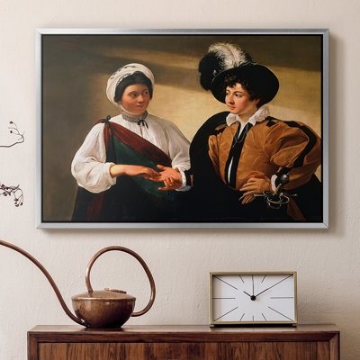 Le diseur de bonne aventure (version du Louvre), v. 1595 - Toile tendue avec châssis Caravaggio