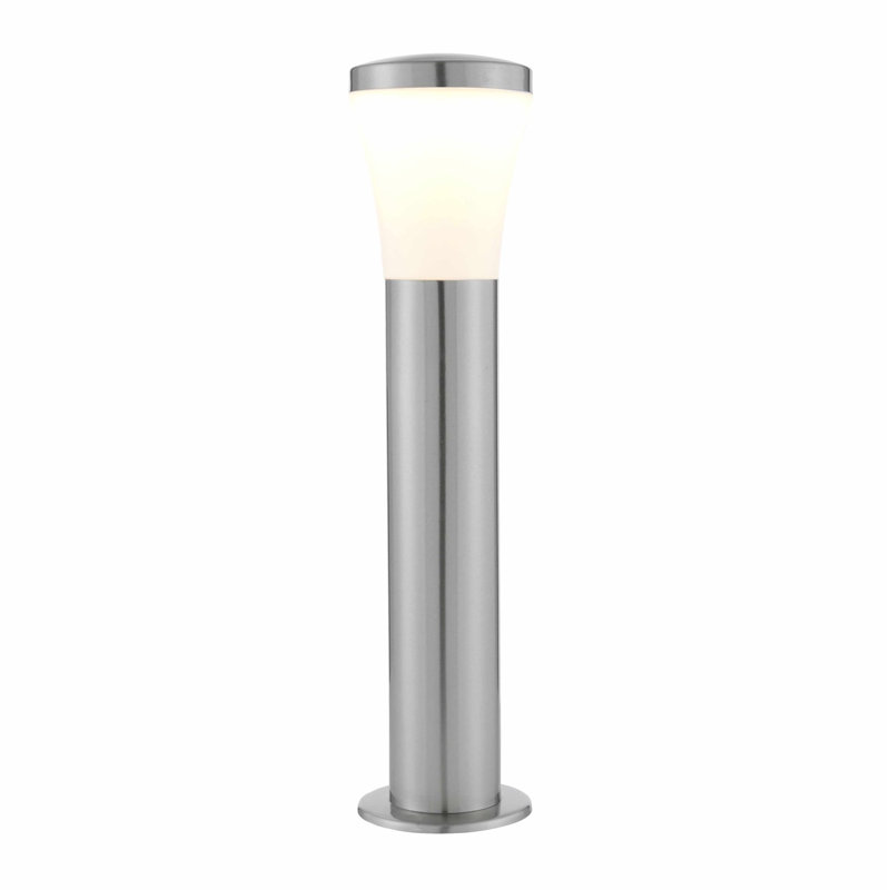 Boguslawa Brushed Stainless Steel Integrated LED Metal Bollard Light
