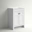 24.5" Single Bathroom Vanity With Cultured Marble Top-882502408