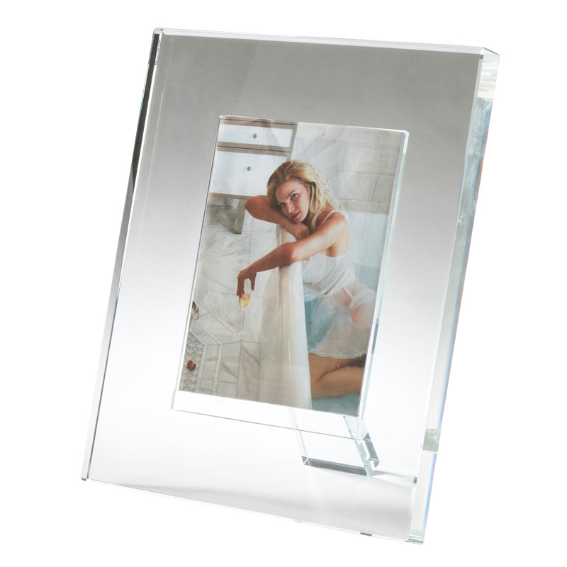 Cadre photo en verre cristal Coulter, 5 po x 7 po