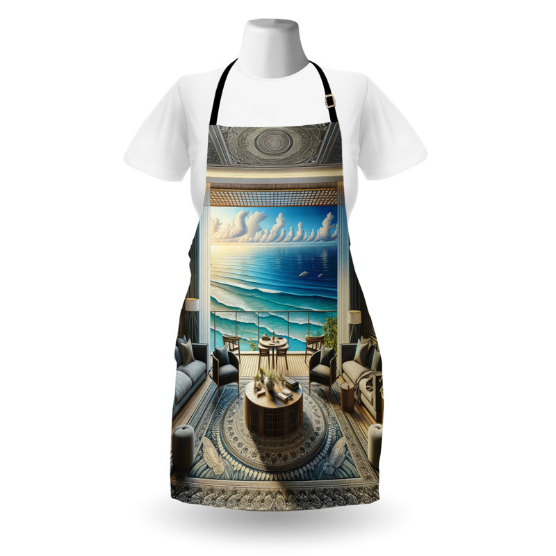 No Pattern Bib Apron