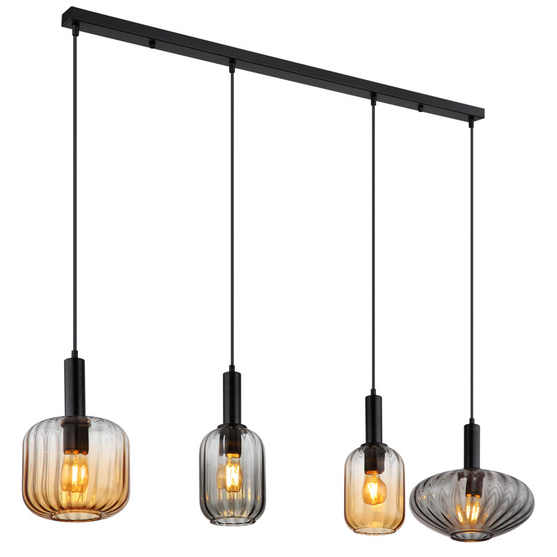 4 - Light Matte Black Pendant