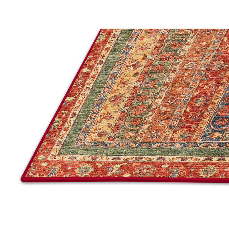 Tapis multicolore abstrait Adalie, Rectangle 7 pi x 10 pi