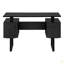 Bureau d'ordinateur, bureau personnel, ordinateur portable, rangement, L 48 po, travail, stratifié, métal, contemporain, moderne
