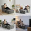Single Lounge Chair with Ottoman, High-Resilience Foam Upholstery, Auto-Rebound Comfort, No Assembly Required 
