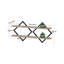 38cm W Metal Wall Mounted Shelving Unit
