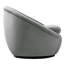 Fauteuil d'appoint pivotant en velours Modern