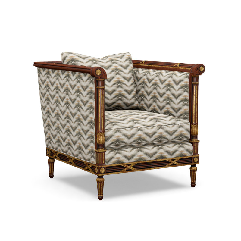 Fauteuil d'appoint The Regent's visit, Gris anthracite Mahler