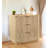 27.6" Wave-Textured 3-Drawer Dresser with Curved Design for Bedroom & Living Room