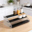 Étagère à épices à 3 niveaux, tablette robuste en acrylique et en bois pour comptoir à épices, armoire de rangement peu encombrante pour les assaisonnements de cuisine et plus encore-1617260460