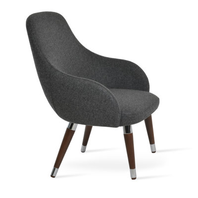 Fauteuil Gazel en bois de laine