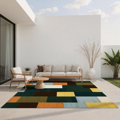 Tapis intérieur et extérieur Cubist Canyon