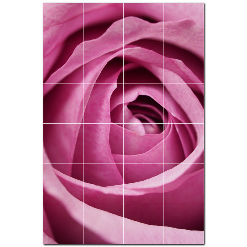 Murale décorative en céramique 4,25 po x 4,25 po